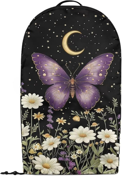 Butterfly Moon Floral Blender Cover Dust Cover Delicate Appliance Dust Cover for Small Food Processor Coffee Maker Juice Maker Purple Butterfly