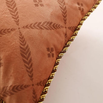Throw Pillow Covers Pack of 2,Orange Cozy Velvet with Minimalist Floral and Leaves Pattern Pillowcases,Decoration Lumbar Pillows Cushion Covers for Couch Sofa Bed Car Chair,12"x20"