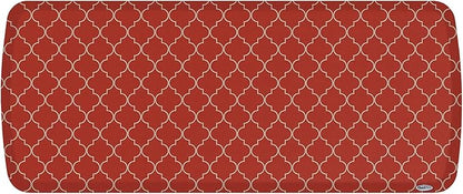 GelPro Elite Premier Anti-Fatigue Kitchen Comfort Floor Mat, 20x48", Lattice Garnet Stain Resistant Surface with therapeutic gel and energy-return foam for health & wellness