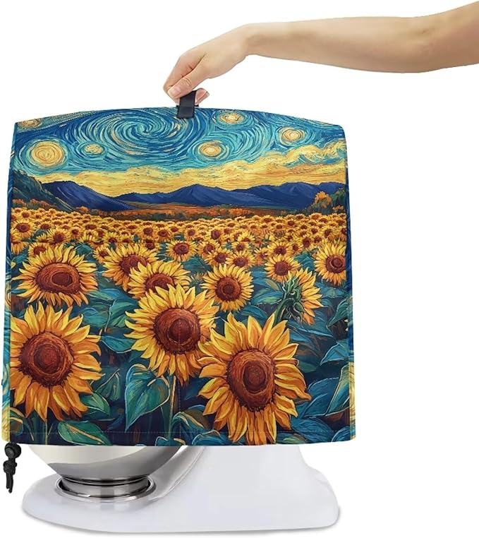 Kitchen Aid Stand Mixer Cover Dust Cover with 2 Pocket and Handle, Multicolor, Polyester, Universal Size, Protects from Dust, Stains, Oil Stains, Fingerprints, Pet Hair, Splashes