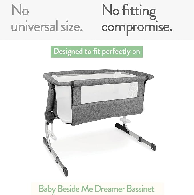 Bassinet Fitted Sheets 33x20 for Baby Beside Dreamer Bassinet & Bedside Sleeper – Snuggly Soft 100% Jersey Cotton – Farm Animals – 2 Pack
