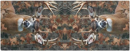 ZFRXIGN Camo Deer Microwave Oven Cover Dust Oil Proof Linen Waterproof Fabric Cloth Machine Protector Decorative Kitchen Appliance Cover Hunting Forest Brown, 24313 P59-S-0301