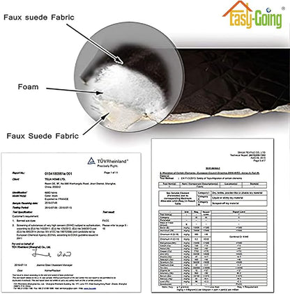 Easy-Going Recliner Chair Slipcover Reversible Sofa Cover Water Resistant Couch Cover Furniture Protector with Elastic Straps for Pets Dog (Recliner, Light Gray/Light Gray)