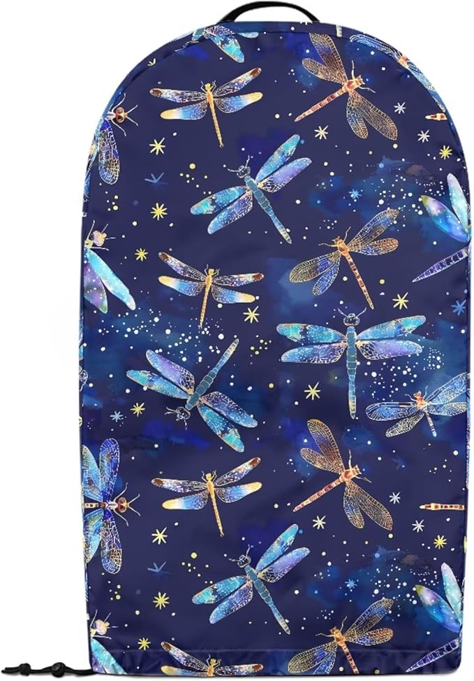 Dragonfly Pattern Blender Dust Cover Stand Mixer or Coffee Maker Appliance Covers with Drawstring Anti Fingerprint Polyester Dust Proof Stain Resistant Blender Cover for Kitchen