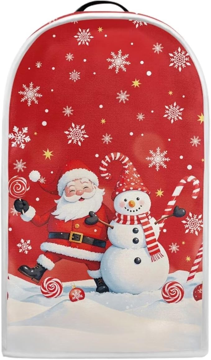 Christmas Blender Cover for Kitchen Cute Food Processor Dust Cover with Handle Decorative Coffee Machine Dust Protector Covers for Kitchen Countertop Christmas Decoration