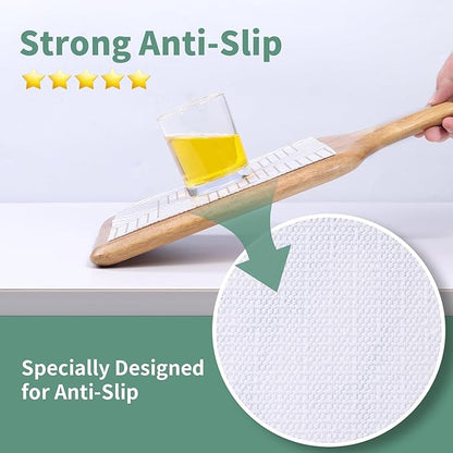 Shelf Liners for Kitchen Cabinets 23.6in x 40FT, Non Adhesive Cabinet Liner Strong Non-Slip Thickened Gold Geometric Drawer Liner, Easy to Clean for Shelf, Cabinet with Knife and Tape Measure