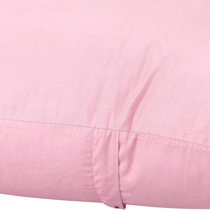4-Pack 100% Cotton Lumbar Comfortable Solid Decorative Throw Pillow Case,Thmyo Rectangle Cushion Cover Pillowcase Sublimation Blank Pillow Covers DIY Throw Pillowcase(12x20inch/30x50cm, Pink)