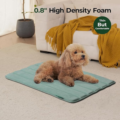 BALANCE Dog Crate Pad, Dog Foam Crate Mat Kennel Pad, Washable Water-Resistant Pet Bed Flat Dogs Cage Mat for Medium Dogs