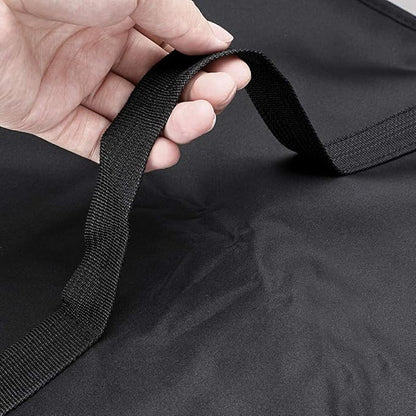 OwnMy Heat-Resistant Dust-Proof Microwave Oven Grill Cover Protector - Waterproof Nylon Fabric Microwave Oven Dust Cover Case Protections for Toaster Oven (Black)