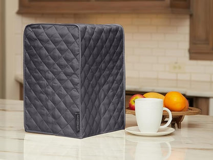 Covermates Keepsakes - Coffee Maker Cover - Dust Protection - Stain Resistant - Washable - Appliance Cover, Slate