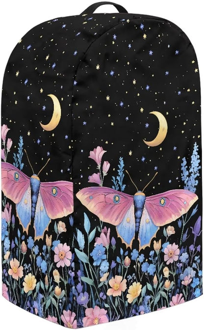 Butterfly Moon Blender Dust Cover, Drawstring Stand Mixer or Coffee Maker Appliance Covers, Anti Fingerprint Dust Proof Stain Resistant Blender Covers for Home Kitchen Decor