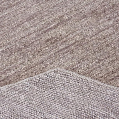 Hand Knotted Loom Wool ECO-Friendly Area Rugs - 10'x10', Octagon, Light Brown Color, Solid Plain Design, High Pile Thick Handmade Anti Skid Rugs for Living Room (L00111)