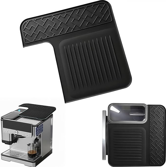 Premium Top Mat for Ninja Luxe Cafe Espresso Machine ES601 & ES701 – Custom Fit Coffee Machine Cover – Food-Grade Silicone – Waterproof, Heat-Resistant, Non-Slip, Easy to Clean, Coffee Bar Accessories