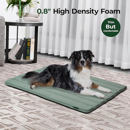 BALANCE Dog Crate Pad, Dog Foam Crate Mat Kennel Pad, Washable Water-Resistant Pet Bed Flat Dogs Cage Mat for X-Large Dogs