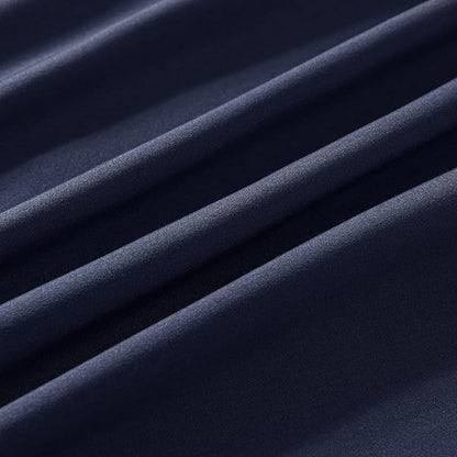 Bed Skirt Queen Size Ruffled Bed Skirt with Split Corners, 16 Inch Drop Dust Ruffle Bed Skirt with Platform, Blue, Queen - 16" Drop