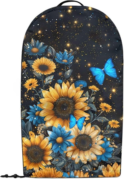 Butterfly Flower Print Blender Dust Cover Stand Mixer or Coffee Maker Appliance Cover with Drawstring, Anti Fingerprint Dust Proof Stain Resistant Blender Covers for Home Kitchen
