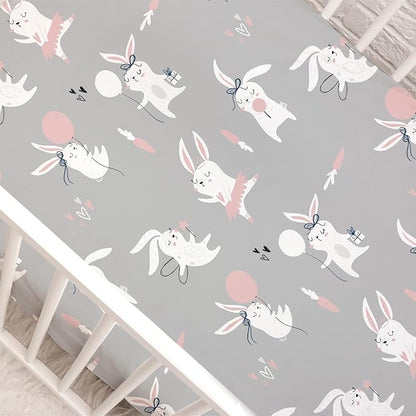 Nap Mat Sheet 47"x24", 3 Pack Dinosaur Baby Crib Sheets Fitted Elastic Corners, Preschool Day Care Rest Mat Cover, Soft Breathable - Compatible with Regalo My Cot, Joovy Travel Cot