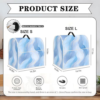 Mixer Dust Cover for 6-8 Qt Stand Mixer, Cloth Cover with 2 Storage Pockets for Stand Mixer Protective Covers Large for 6-8 Quart Mixer