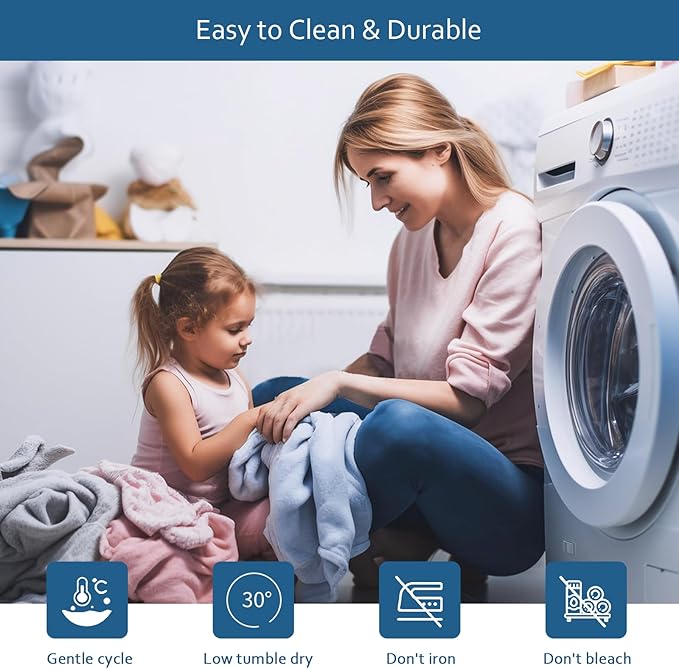 Moonsea Waterproof Mattress Protector Full Size,Mattress Cover Protector, Smooth Top Mattress Protector for Kids, Breathable Skin Friendly and Noiseless Fitted Sheet,Full Size,Polyester