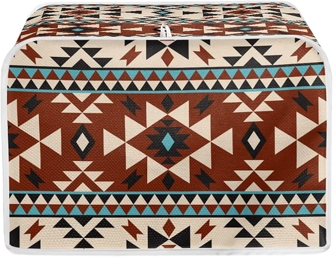 ZFRXIGN Southwestern Toaster Cover 2 Slice Small Appliance Covers Organizer Toaster Bag Washable Toaster Oven Cover Boho Tribal Aztec Native American
