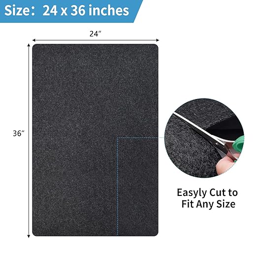 Kennel Pad Dog Crate Mat Liner, Absorbs Urine, Waterproof, Non-Slip, Washable Puppy Pee Pad for Kennel Training - Under Pet Cage to Protect Floors, Thin Cut to Fit Design (36" x 24" - 1 Pack)