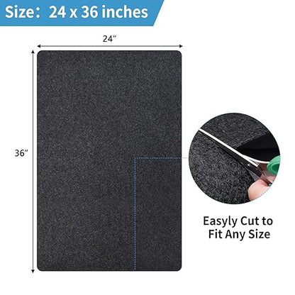 Kennel Pad Dog Crate Mat Liner, Absorbs Urine, Waterproof, Non-Slip, Washable Puppy Pee Pad for Kennel Training - Under Pet Cage to Protect Floors, Thin Cut to Fit Design (36" x 24" - 1 Pack)