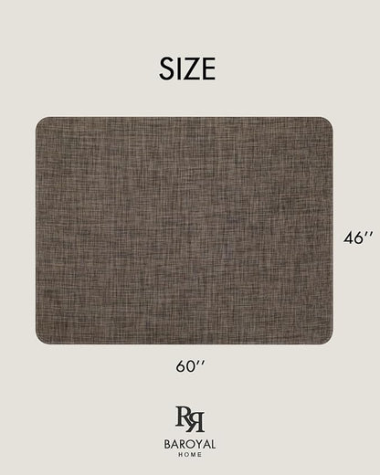 Office Chair Mat for Hardwood Floor Under Desk Computer Rolling Chair Mat for Wood/Tile Floor Non-Slip Heavy Duty Desk Rug PVC Plastic Hard Floor Protector 46"x 60" (Dark Walnut)