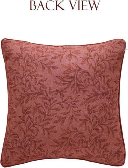 patdrea Designer Pack of 2 Square Throw Pillow Covers,Farmhouse Vintage Linen with Beige Ancient Idyll Pattern Pillows Cover,Decorative Pillowcases Cushion for Bed Living Room Outdoor Car,18"x18"