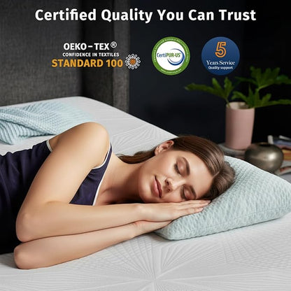 Ballad 3 Inch Gel Memory Foam Mattress Topper Twin XL Size, High Density Cooling Pad with Premium Removable Cover, Pressure Relief Bed Topper, (CertiPUR-US & Oeko-Tex Certified)