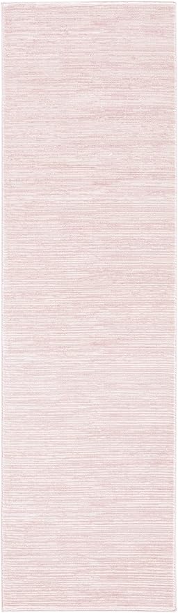 SAFAVIEH Vision Collection Runner Rug - 2'2" x 10', Pink, Modern Ombre Design, Non-Shedding & Easy to Clean, Ideal for Foyer, Hallway, Bedroom (VSN606U)