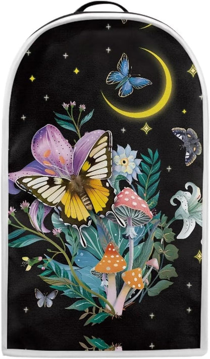 Butterfly Moon Print Blender Cover Kitchen Blender Dust Covers Food Processor Dust Cover Stand Mixer Case Coffee Maker Appliance Cover for Home Kitchen Indoor