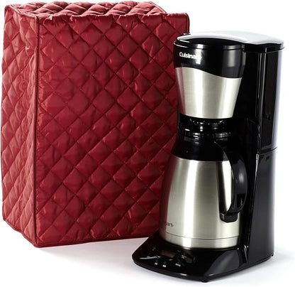 Covermates Keepsakes - Coffee Maker Cover - Dust Protection - Stain Resistant - Washable - Appliance Cover, Red