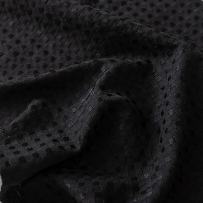 Full Bed Skirt, Wrap Around Bed Skirt with Pleated Corner, 18 Inch Drop Pleated Waffle Weave Bedskirts, Anti-Slip, Microfiber, Black, 18'' Full