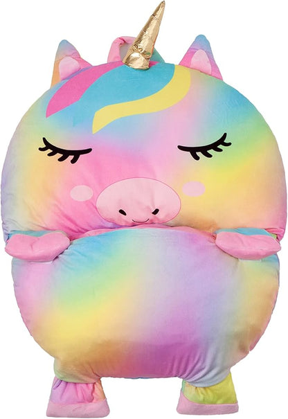 Kid's Nap Buddies Character Preschool Nap Mat, Toddler Sleeping Bag with Pillow for Daycare, Ages 3+