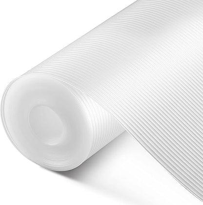 Shelf Liner, Drawer Liner, 20 Inches x 20 FT Cabinet Liner for Kitchen Cabinets Non-Adhesive Shelf Liners, Waterproof Shelf Paper with Non-Slip, Durable Liners, Clear