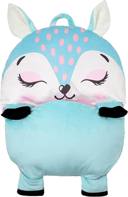 Kid's Nap Buddies Character Preschool Nap Mat, Toddler Sleeping Bag with Pillow for Daycare, Ages 3+