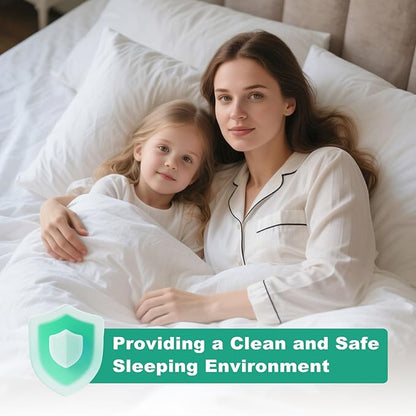 Disposable Bed Sheets 2-Pack | 8-Piece Set (87"x87" Bed Sheet, 95"x87" Quilt Cover, 20"x32" Pillow Case) Hotel & Travel Essentials Portable & Hygienic (Disposable Bed Sheets (2 Pack))