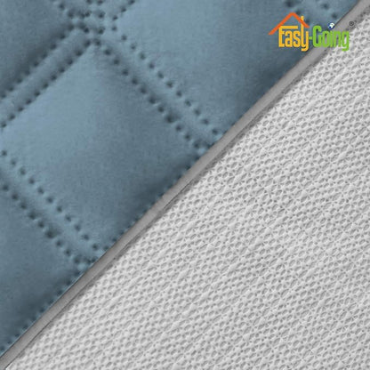 Easy-Going Sofa Slipcover Loveseat Cover Waterproof Couch Cover Washable Sofa Cover for 2 Cushion Couch Non-Slip Fabric Furniture Protector with Pocket for Pets Kids Dog Cat (Loveseat, Light Blue)