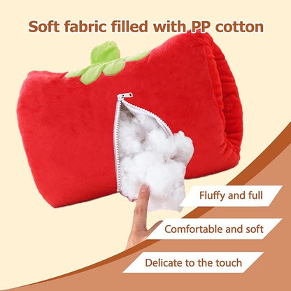 Kids Cartoon Hand Pillow,Winter Hand Warmer Rest Arm Pillow,Non-Electrical Travel Essentials,Arm Support for Napping,Soft Cotton Winter Hugging Cushion,Home Animal Doll Plush Muffs (Model 4)