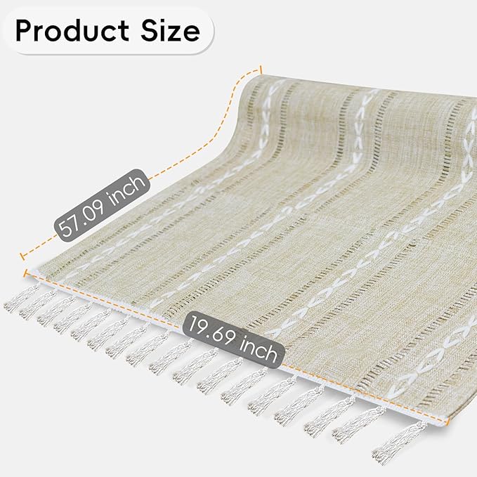 Coffee Table Cloth, Table Cover with Pockets and Tassel, Coffee Jacquard for Living Room Small Rectangle Tablecloths Washer Dryer Fridge Top Dust Cover,Easy Care Machine Washable