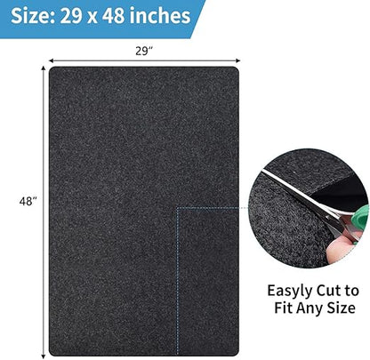 Kennel Pad Dog Crate Mat Liner, Absorbs Urine, Waterproof, Non-Slip, Washable Puppy Pee Pad for Kennel Training - Under Pet Cage to Protect Floors, Thin Cut to Fit Design (48" x 29" - 2 Pack)