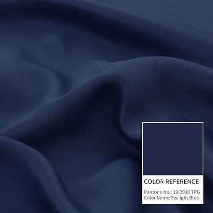 BGment Navy Blue Blackout Curtains 40 Inches Length for Bedroom - Short Thermal Insulated Drapes with Rod Pocket for Kitchen Cafe Bathroom Window Privacy, 42 x 40 Inch, 2 Panels