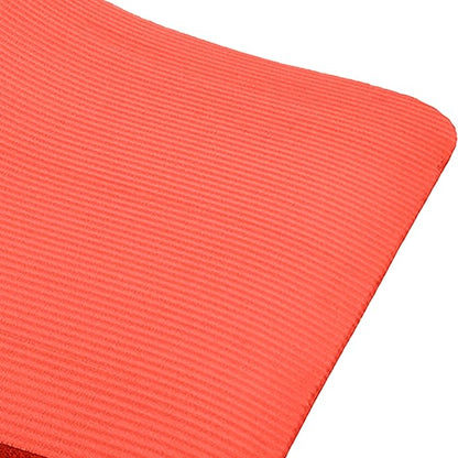 BalanceFrom GoCloud 71x24 Inches Extra Thick Yoga Mat 1-Inch High-Density Foam – Roll-Up Exercise Pad with Double-Sided Non-Slip Surface and Carrying Strap for Pilates and Home Workouts