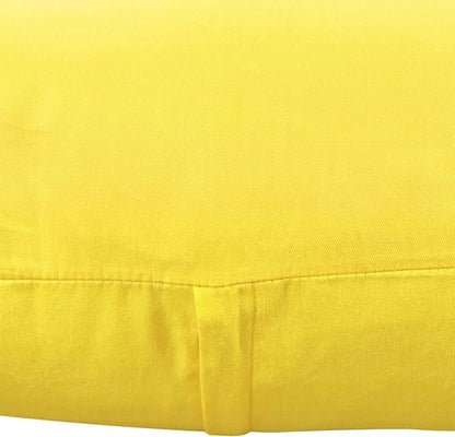 4-Pack 100% Cotton Comfortable Solid Decorative Throw Pillow Case,Thmyo Square Cushion Cover Pillowcase Sublimation Blank Pillow Covers DIY Throw Pillowcase for Sofa(16x16 inch/ 40x40cm,Lemon Yellow)