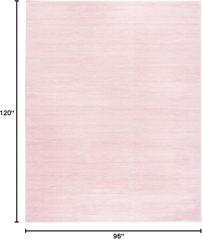 SAFAVIEH Area Rug 8x10 - Vision Collection - Large - Pink, Modern Ombre Design, Non-Shedding & Easy to Clean, Ideal for Living Room, Bedroom, Dining Space (VSN606U)