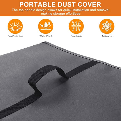 Heavy Duty Oven Cover for Breville Smart Oven Air Fryer Pro BOV845BSS/BOV860BSS, Heat Resistant Dust Proof Cover, Waterproof Countertop Appliance Protector Fits 15.56"D x 18.52"W x 10.64"H