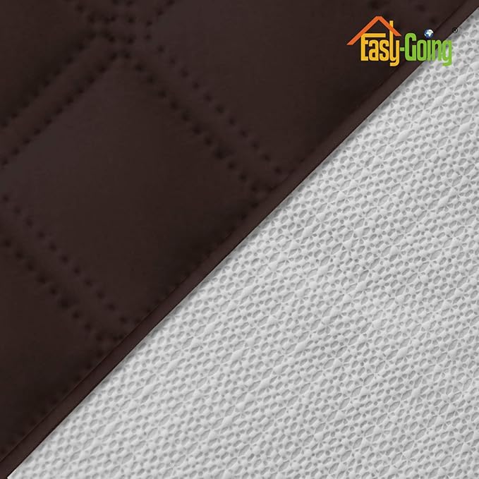 Easy-Going Sofa Slipcover Futon Cover Waterproof Couch Cover Furniture Protector Cover Pets Covers Whole Fabric No Stitching Non-Slip Fabric Pets Kids Children Dog Cat (Futon, Chocolate)