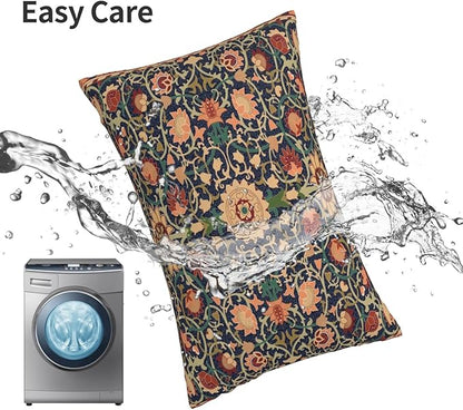 William Morris Vintage Floral 20x12 inches Throw Pillow Covers Cushion Covers for Couch Home Bed Living Room Decorative Pillow Cases