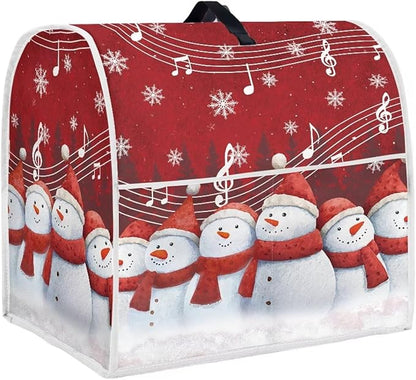 Christmas Stand Mixer Cover 4.5-5 Quart Kitchen Mixer Cover Snowman Food Processor Protective Covers Dust Protection Insulated Kitchen Decoration Gift for Friends