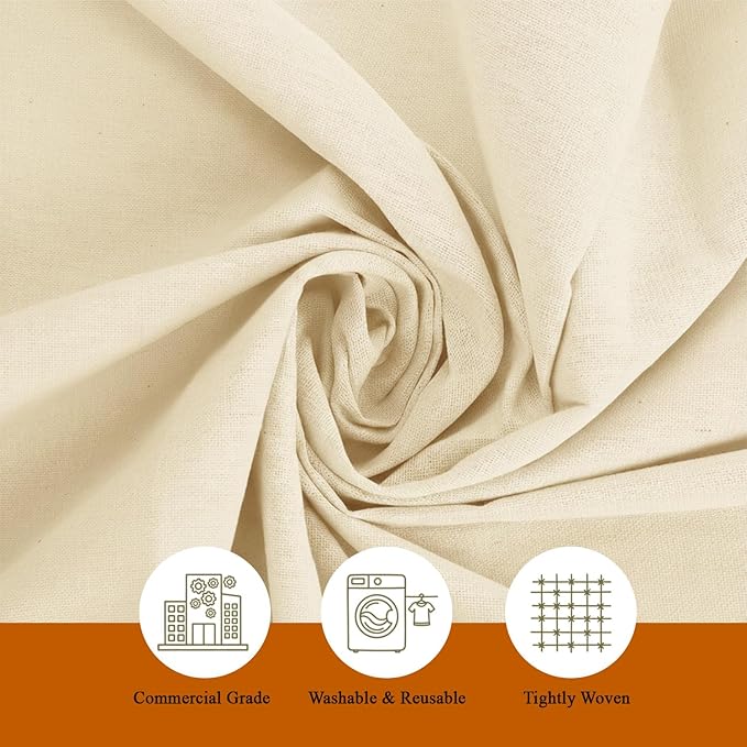Drop Cloth for Painting (12X15 ft, 1 Pack) Washable and Reusable Canvas Fabric for Furniture & Floor Protection Highly Absorbent Paint Cover - Duck Dropcloth for Outdoor and Indoor use